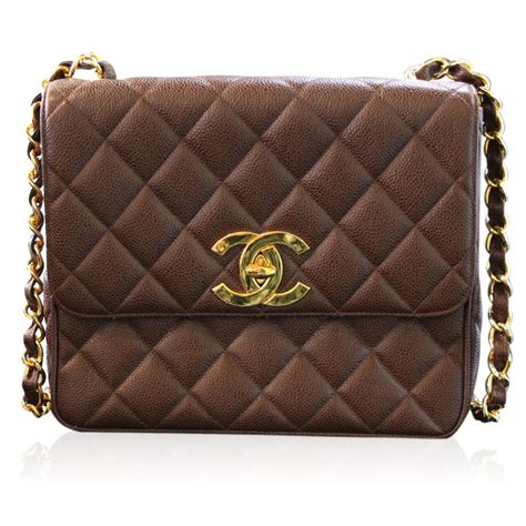 chanel bags brown